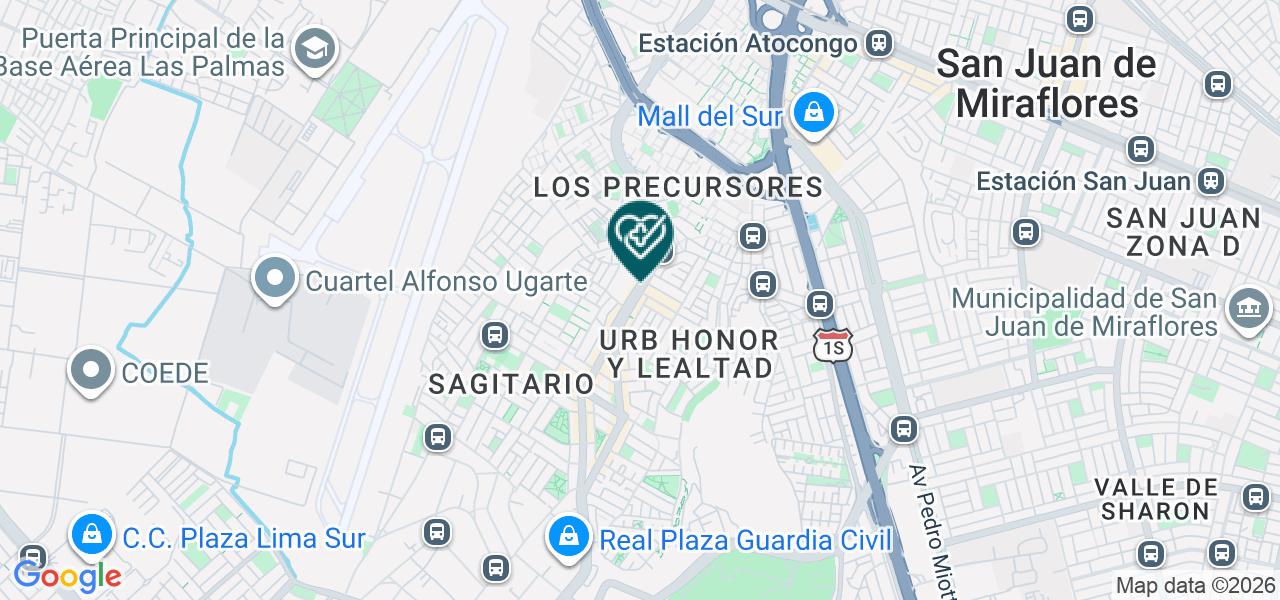 Mapa de Policlinico Sjb-oncoesperanza