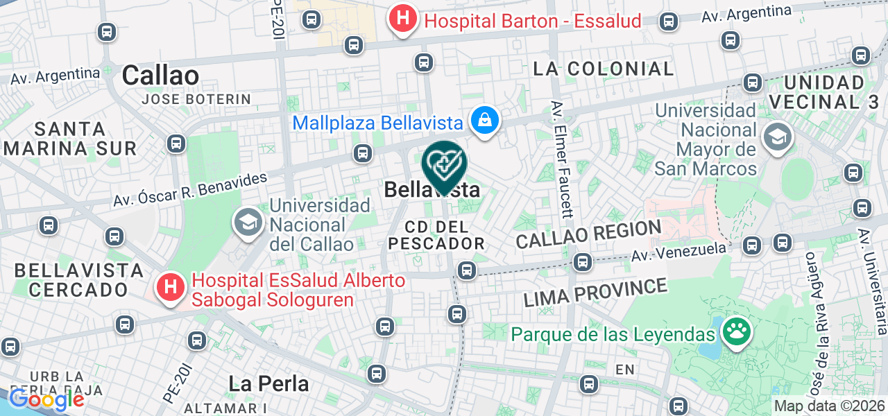 Mapa de Dental Multides EIRL