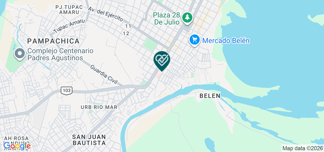 Mapa de Centro Medico Especializado Amazonas Salud