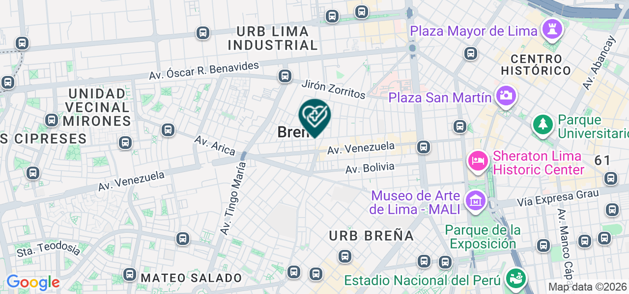 Mapa de Neodent