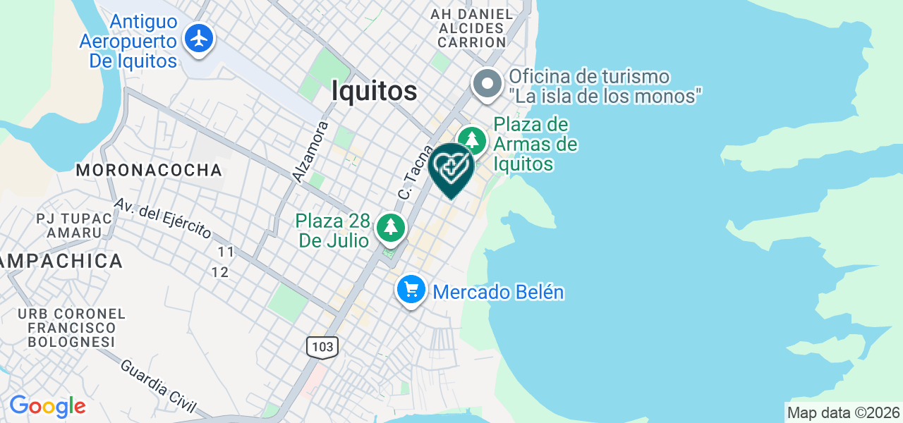 Mapa de Centro Ortodoncico Especializado - Megadent