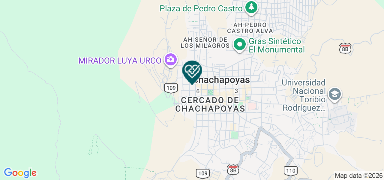 Mapa de Centro Medico Neill M. Roman Robles