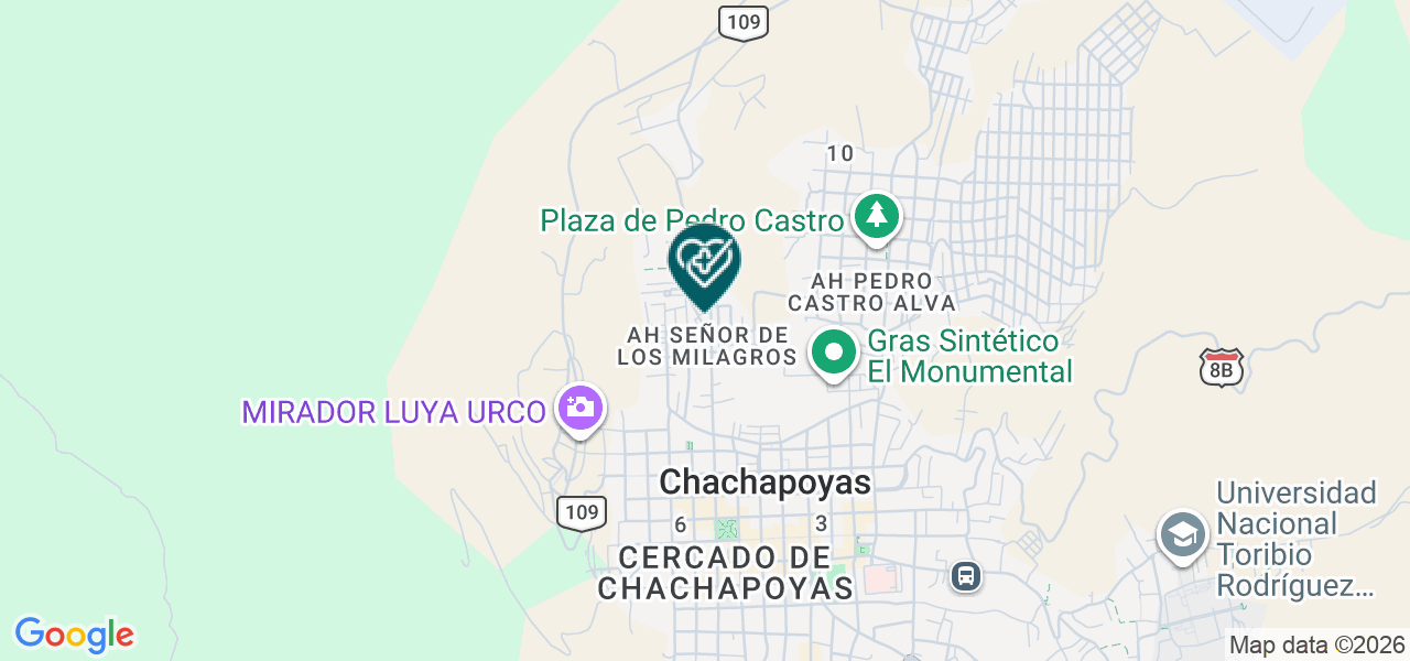 Mapa de Consultorio de Atención Integral "reflejos