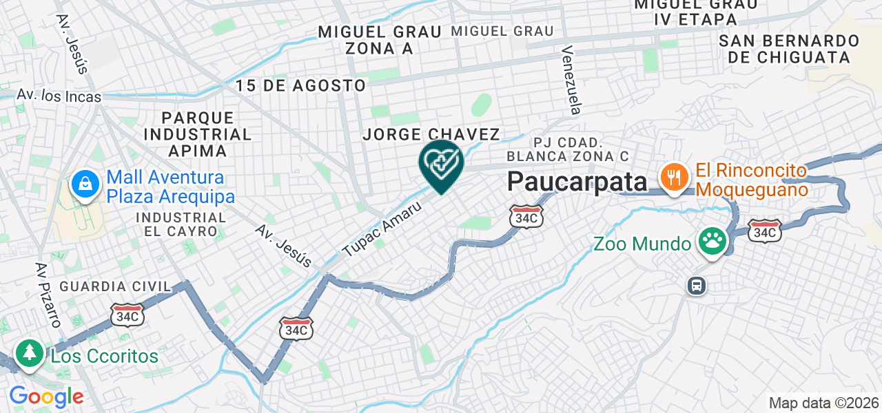 Mapa de Consultorio Dental Flores