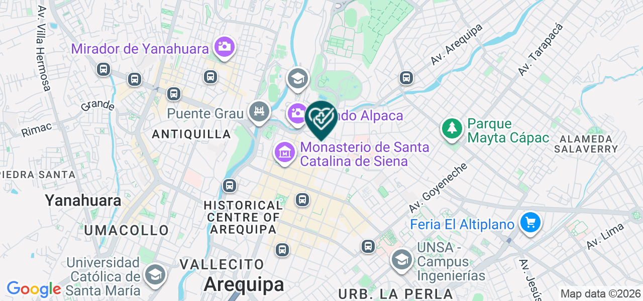 Mapa de Consultorio Odontologico Mariana Aragon