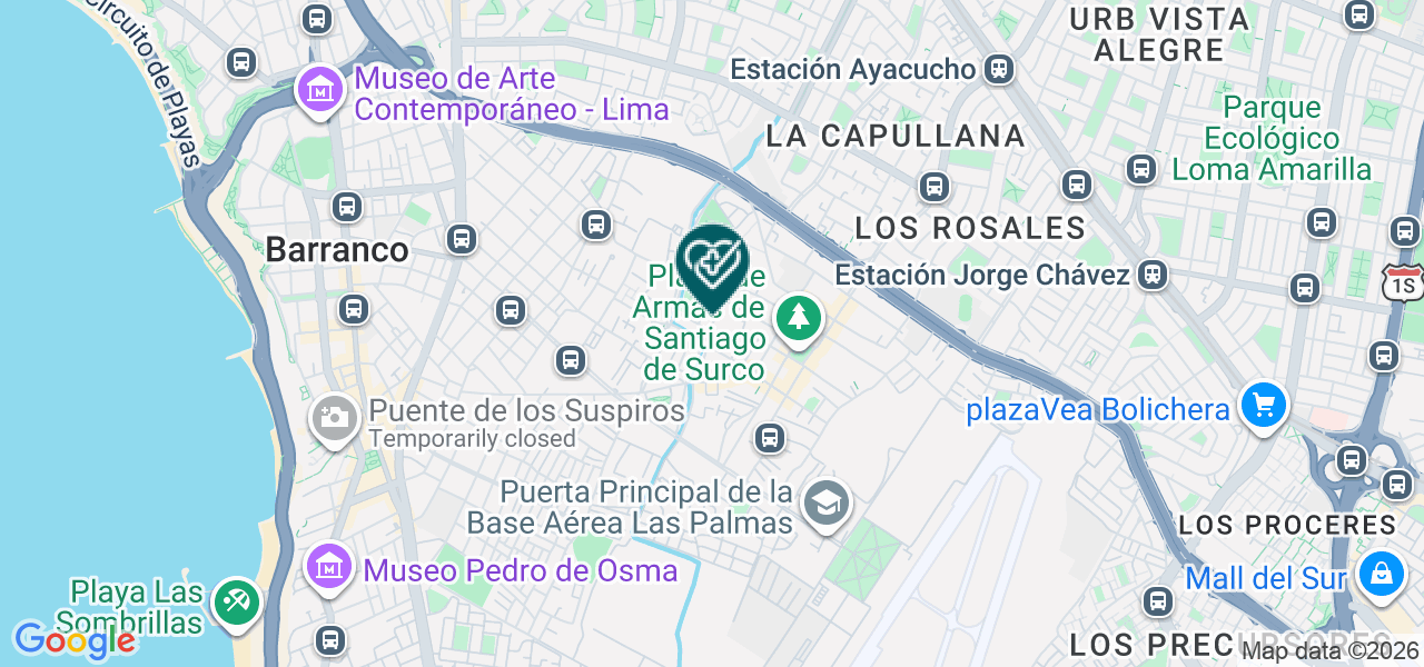 Mapa de Consultorio Odontologico Le Dent
