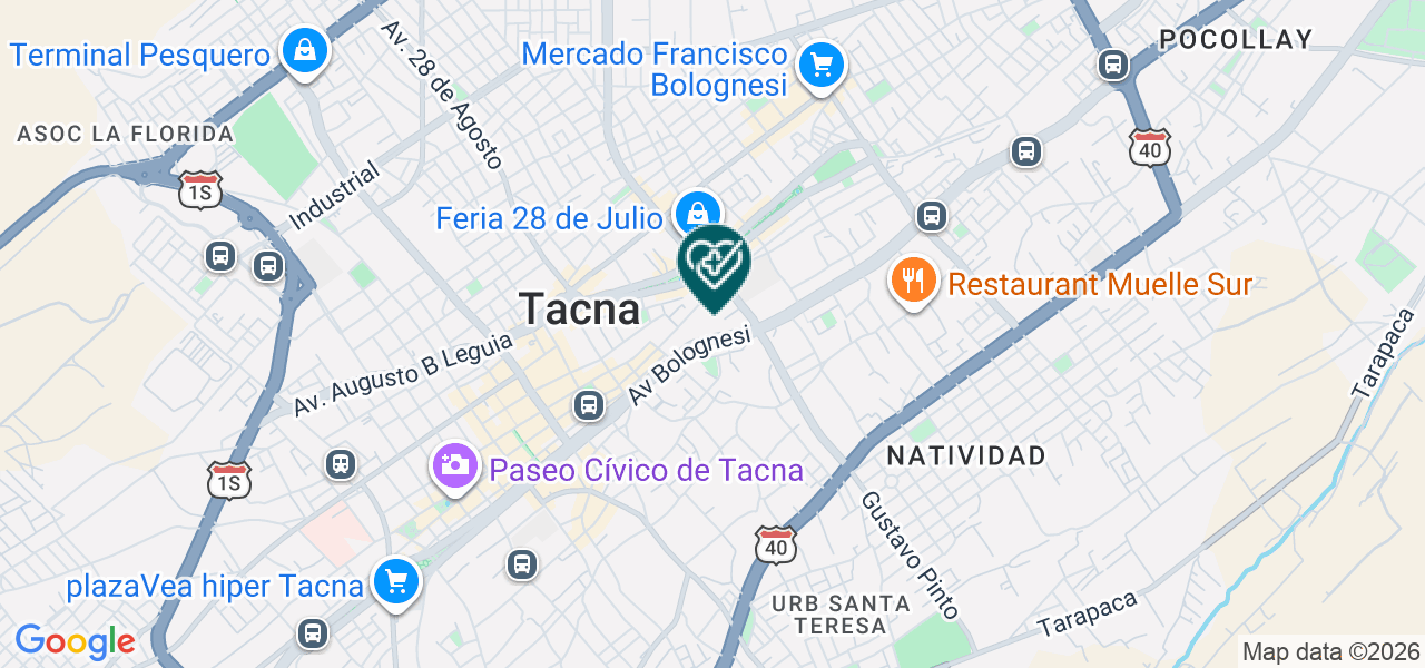 Mapa de Master Dental