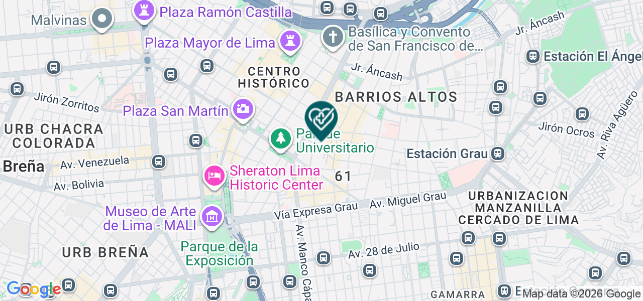 Mapa de Consultorio Dental Romero