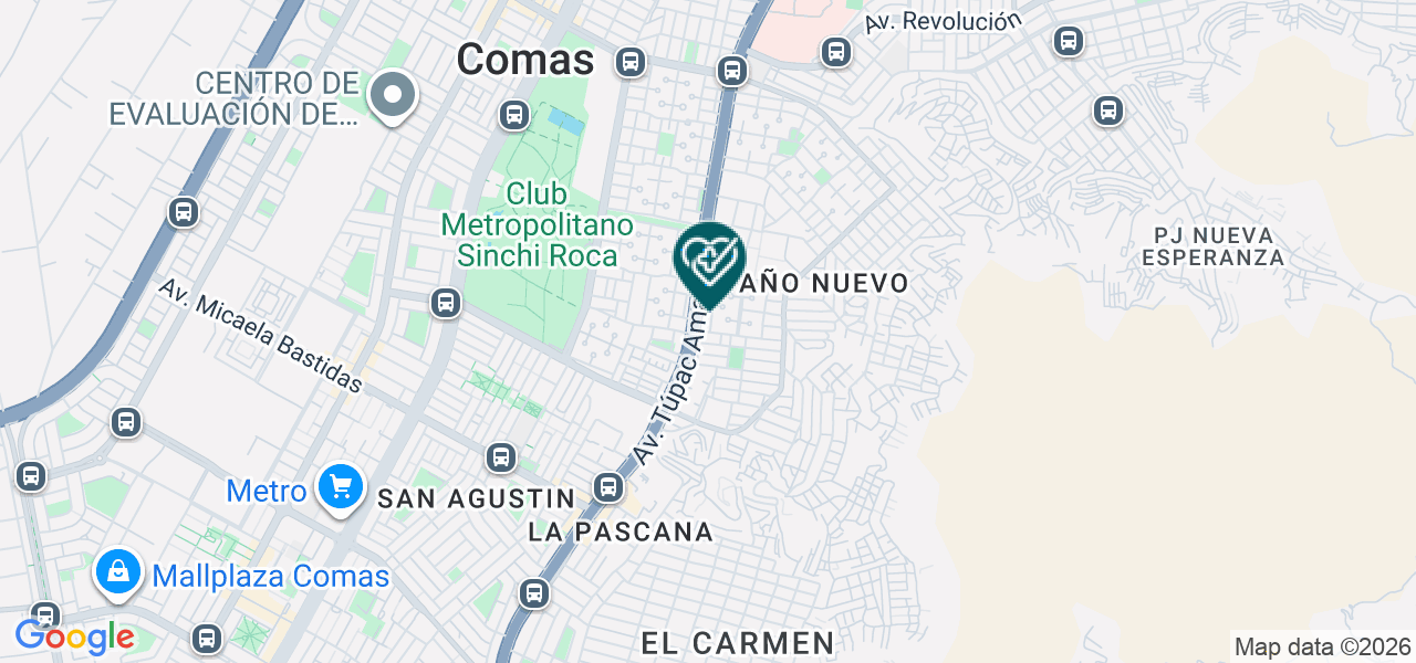 Mapa de Cm Clinimed