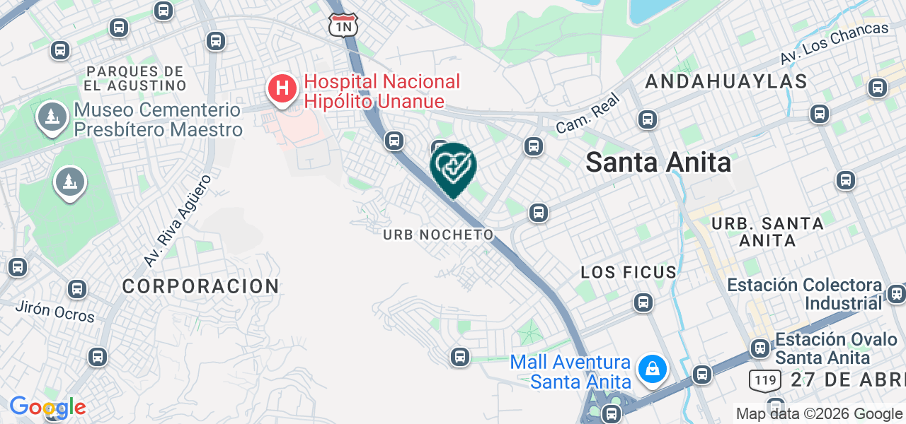 Mapa de Consultoiro Dental San Luis