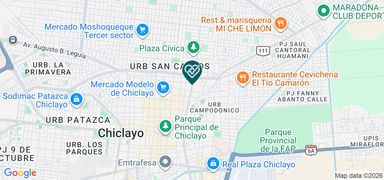 Mapa de Centro Medico Inteligencia Emocional E.I.R.L.