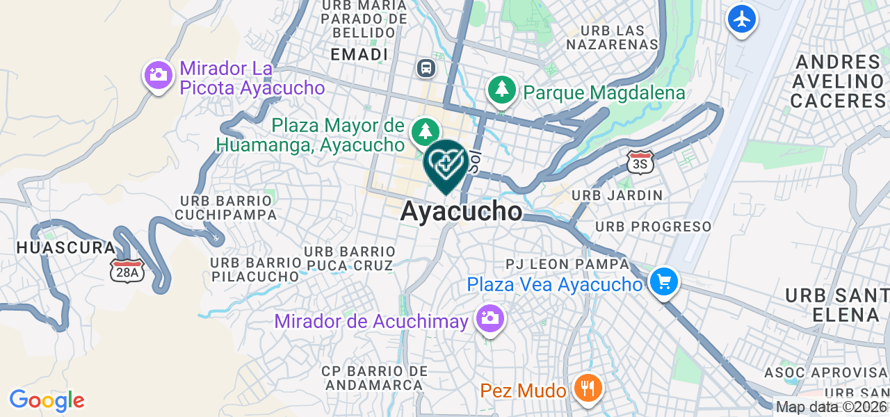 Mapa de Consultorio Dental Señor de Luren