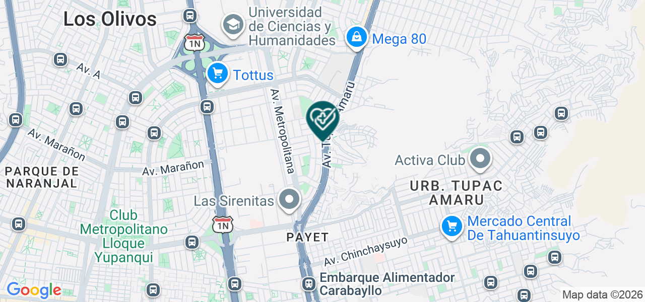 Mapa de Fisiogroupperu