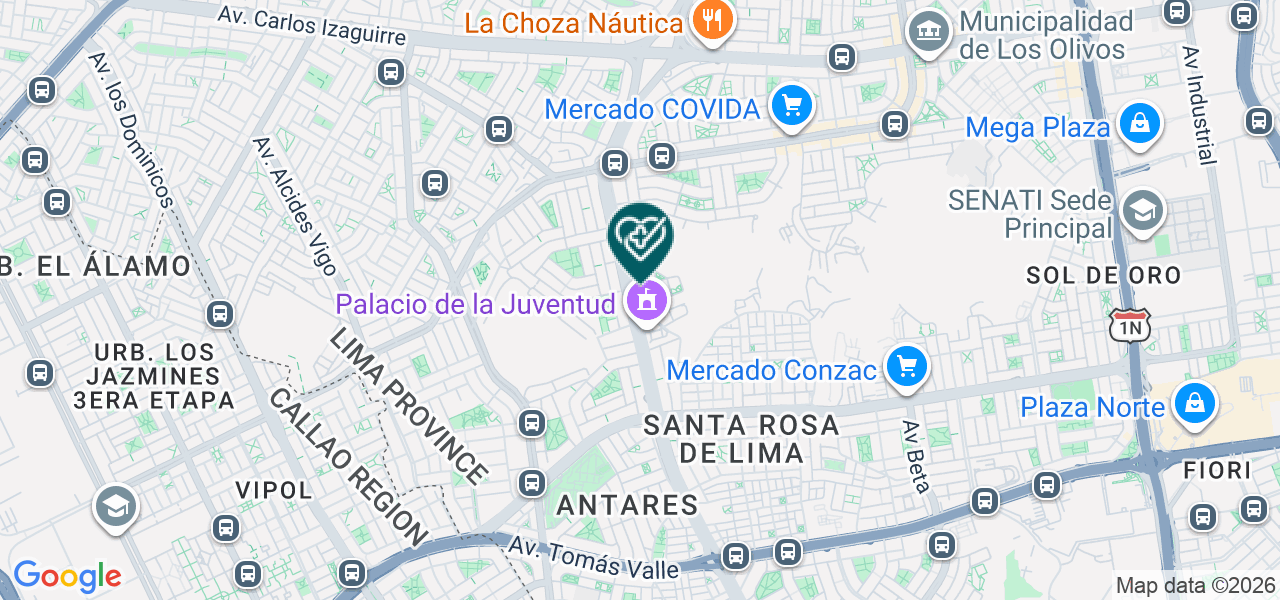 Mapa de Conductores Saludables S.A.C.