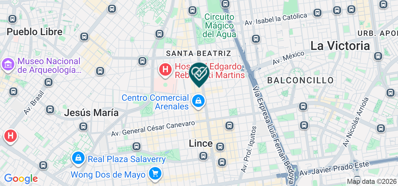 Mapa de Kefa Consultorios