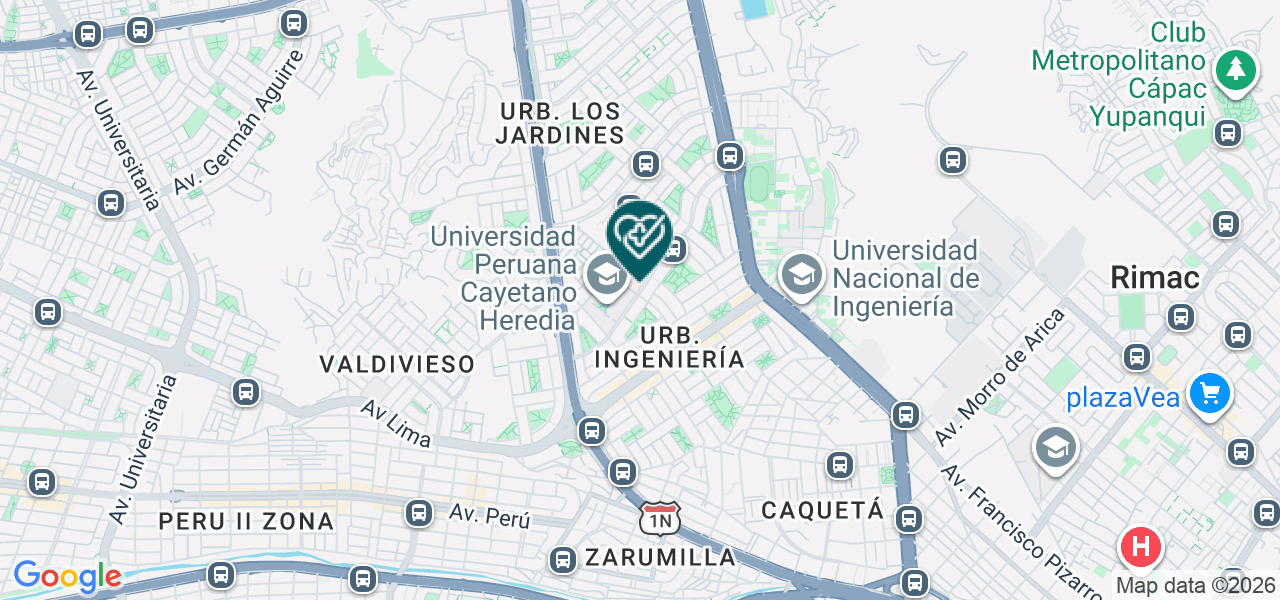 Mapa de Dental "san Santiago