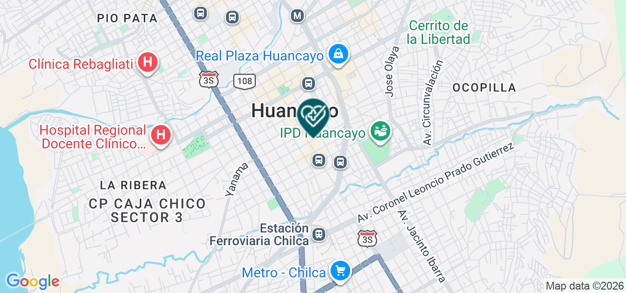Mapa de Consultorio Odontologico Universal Dent