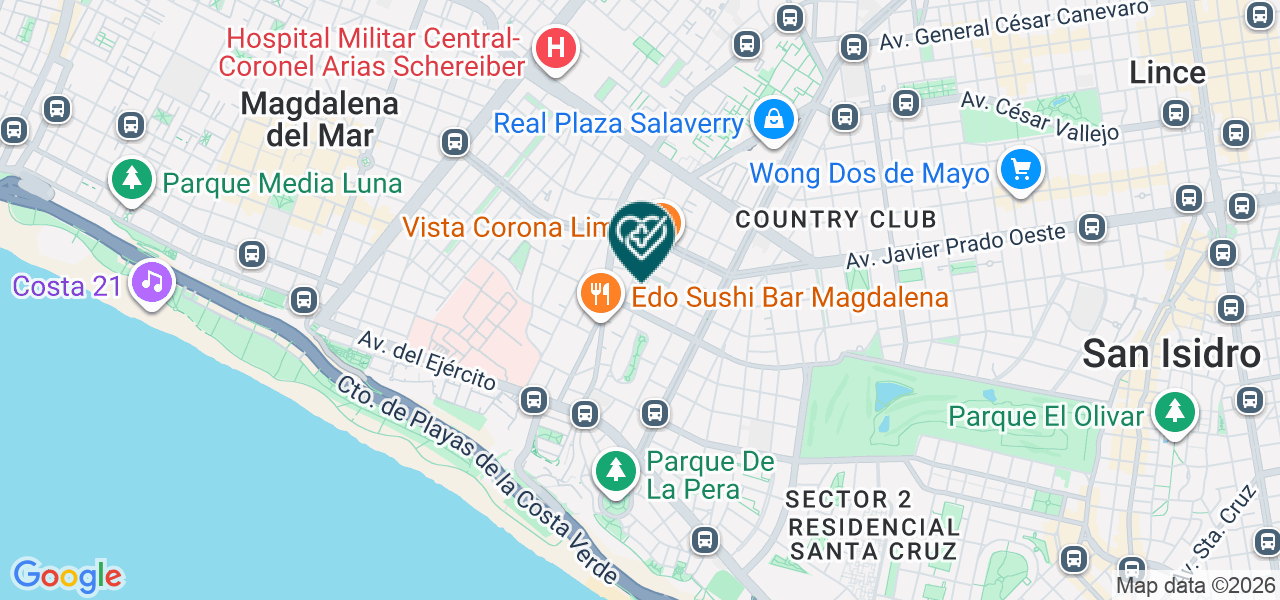 Mapa de Ecovision Medical