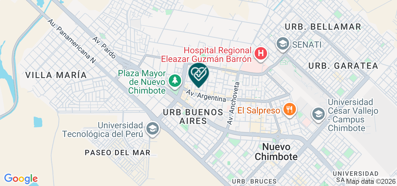 Mapa de Clinica Medico Ocupacional Carrion S.A.C.
