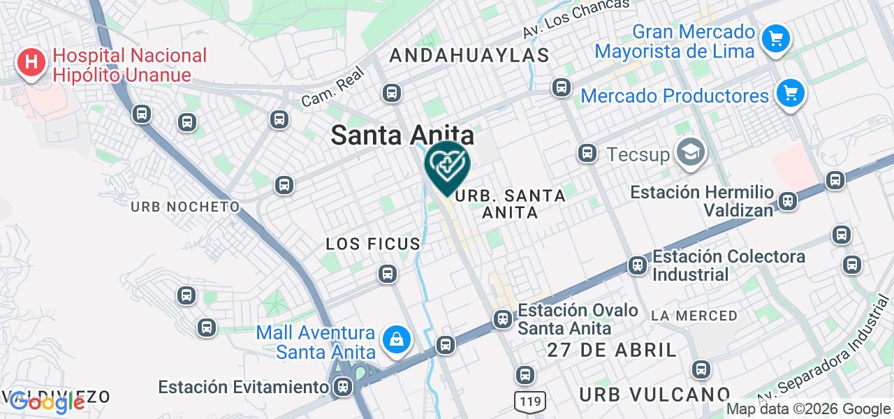 Mapa de Consultorio Dental Brilloral
