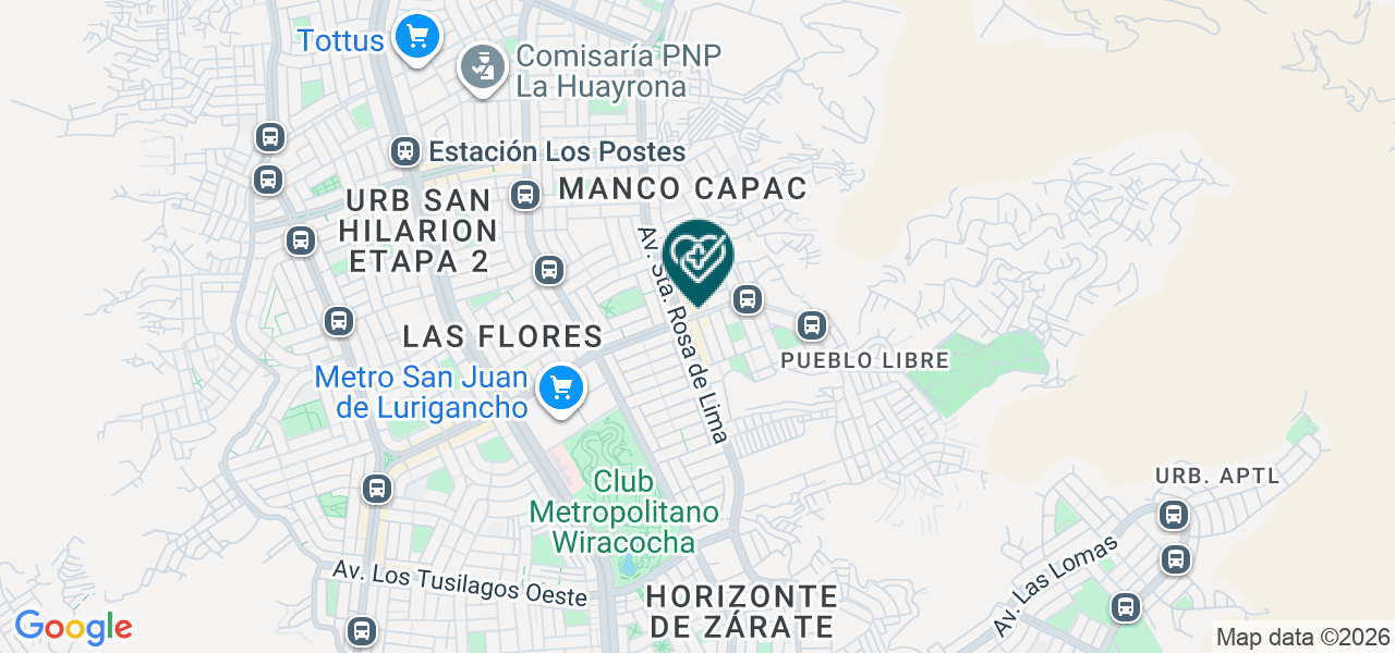 Mapa de Consultorio Dental Mi Familia