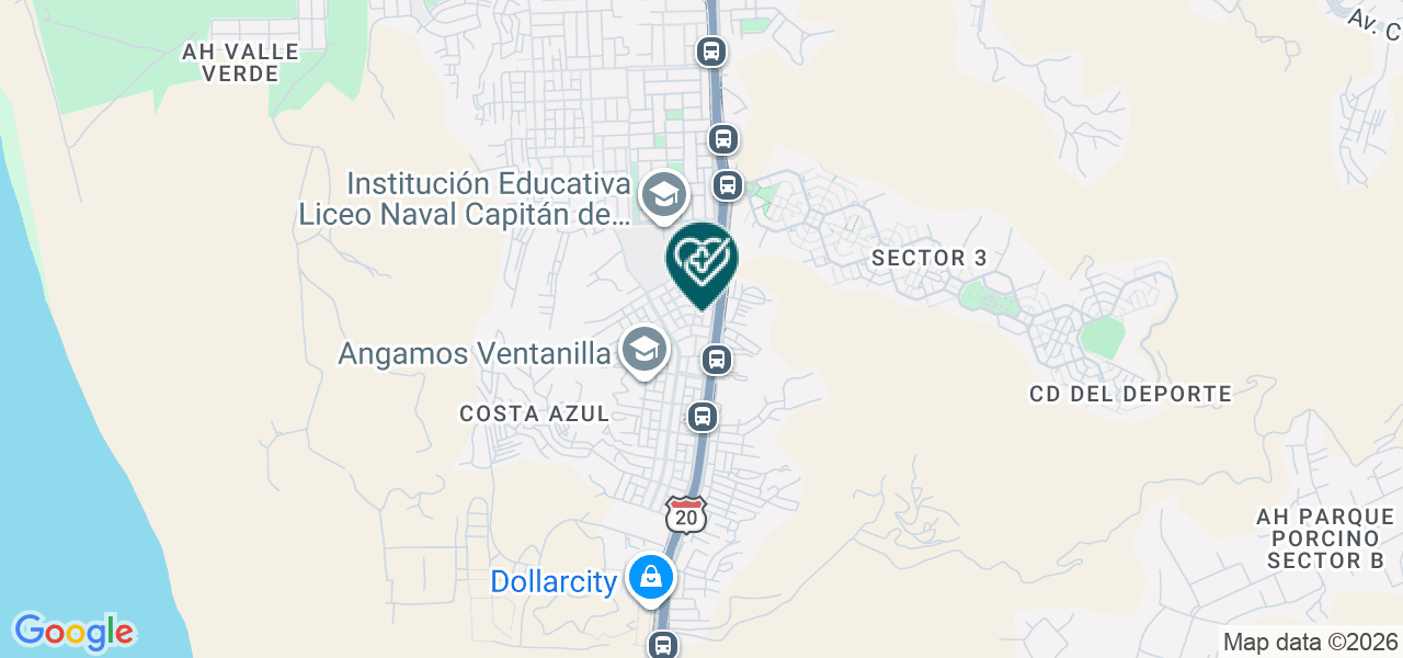 Mapa de Sanident