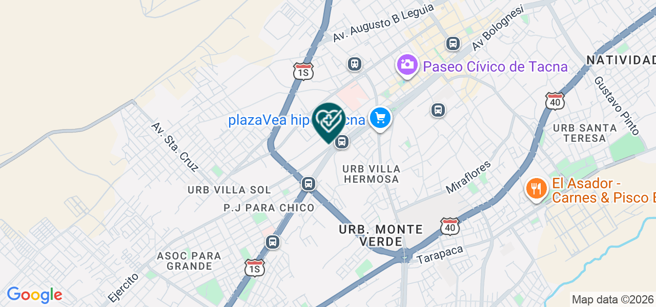 Mapa de Dermasur