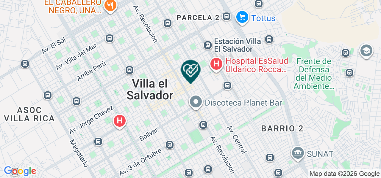 Mapa de Dental Orthovilla