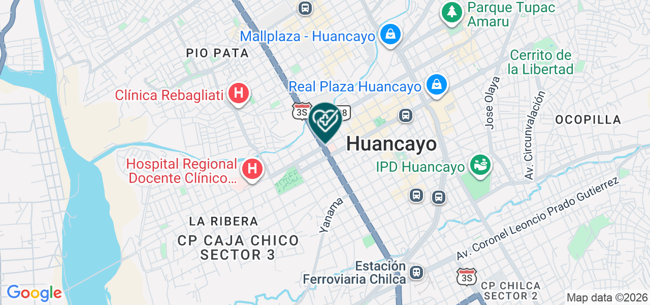 Mapa de Policlinico del Centro