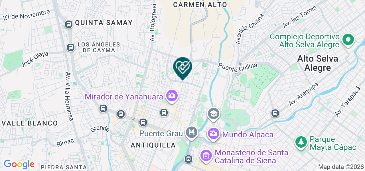 Mapa de Ambulancia de Nova Clinic