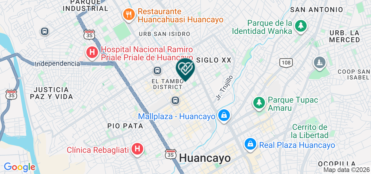 Mapa de Casa de Reposo Edad de Oro