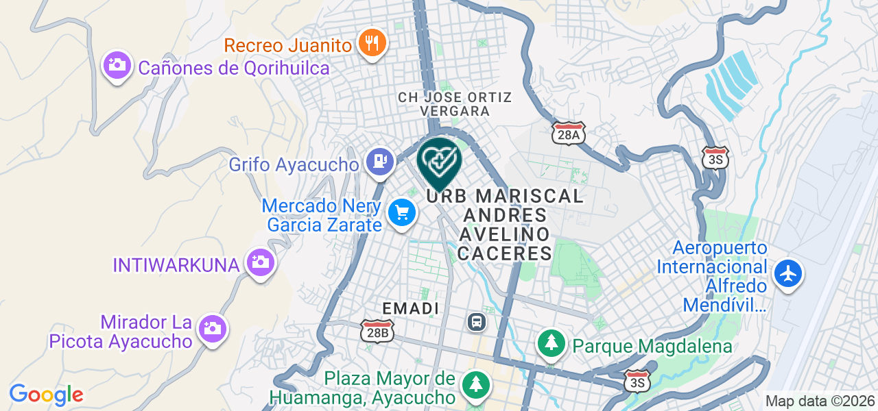 Mapa de Centro Odontologico "dental Pacifico