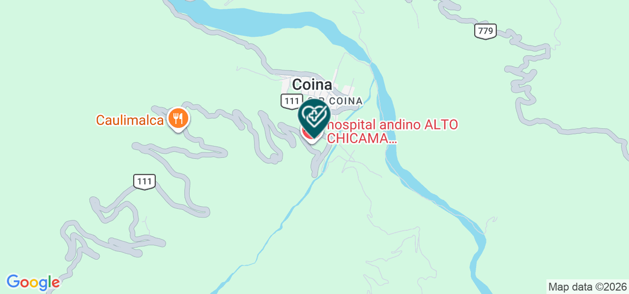 Mapa de E.s. Andino Alto Chicama - Coina