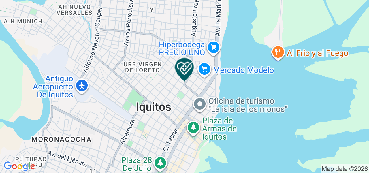 Mapa de Centro Medico de Atencion Integral del Adulto Mayor