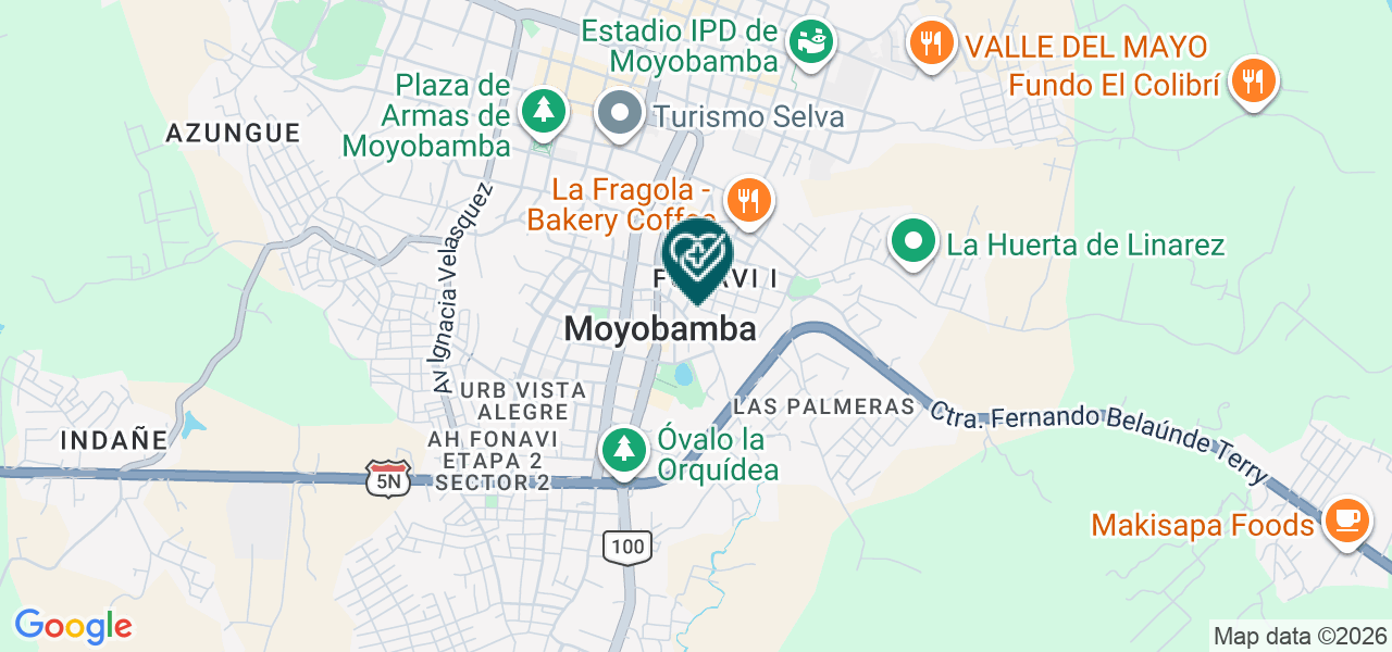 Mapa de Consultorio Medico San Gabriel