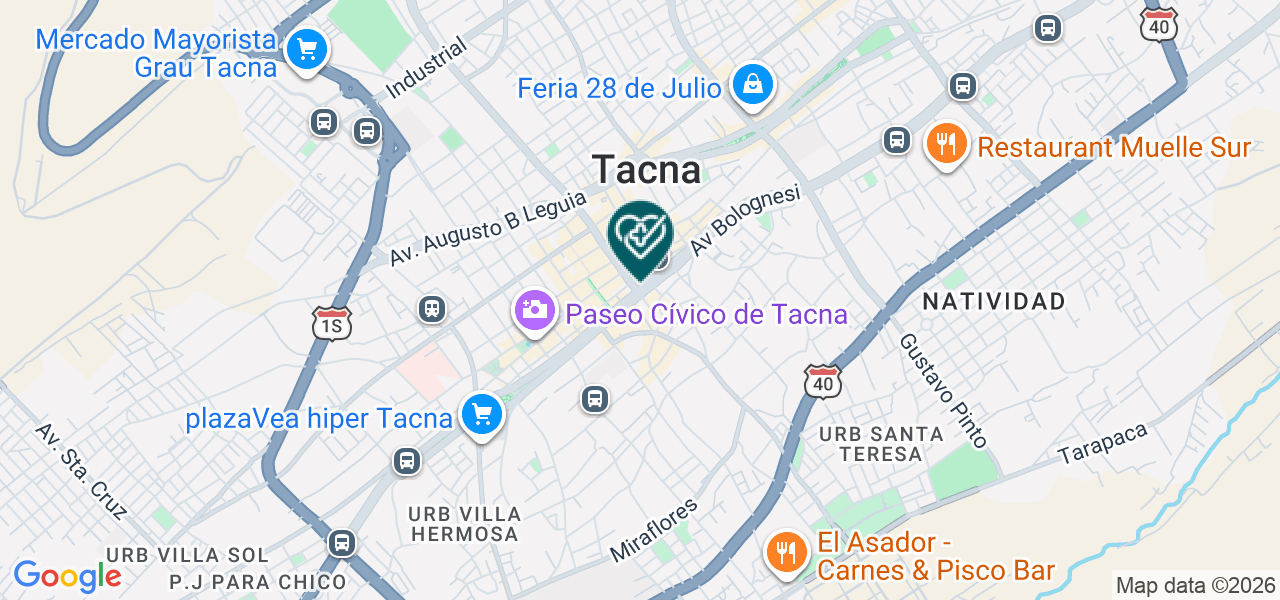 Mapa de Consultorio de Otorrinolaringologia