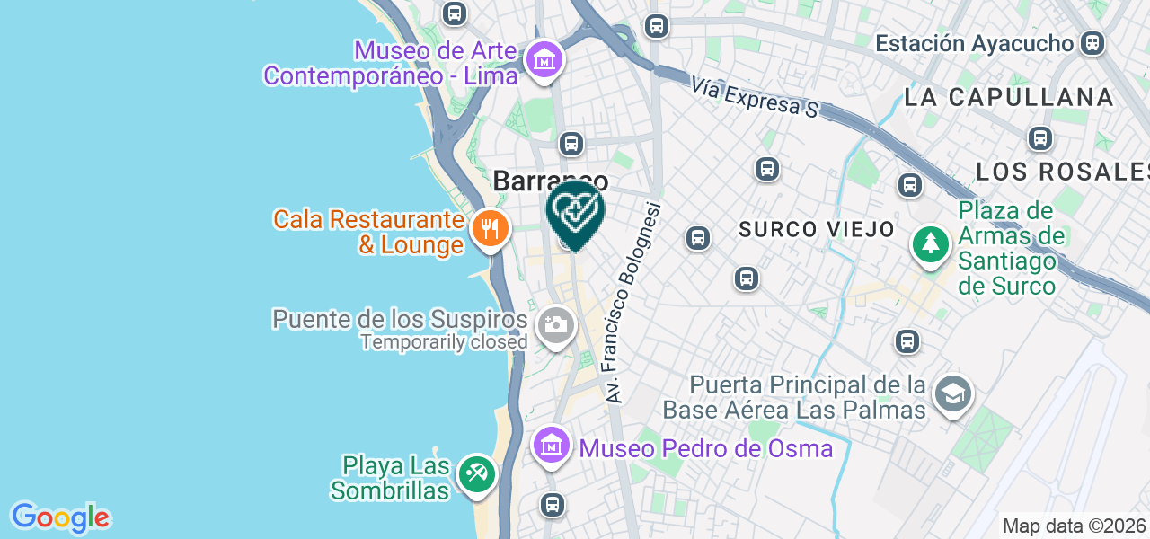 Mapa de Consultorio Dental Alvaro Alvarado