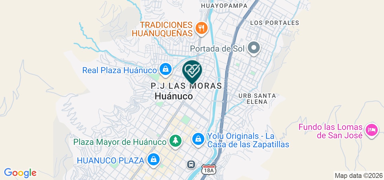 Mapa de Centro Medico Especializado Cupacional Santa Rosa