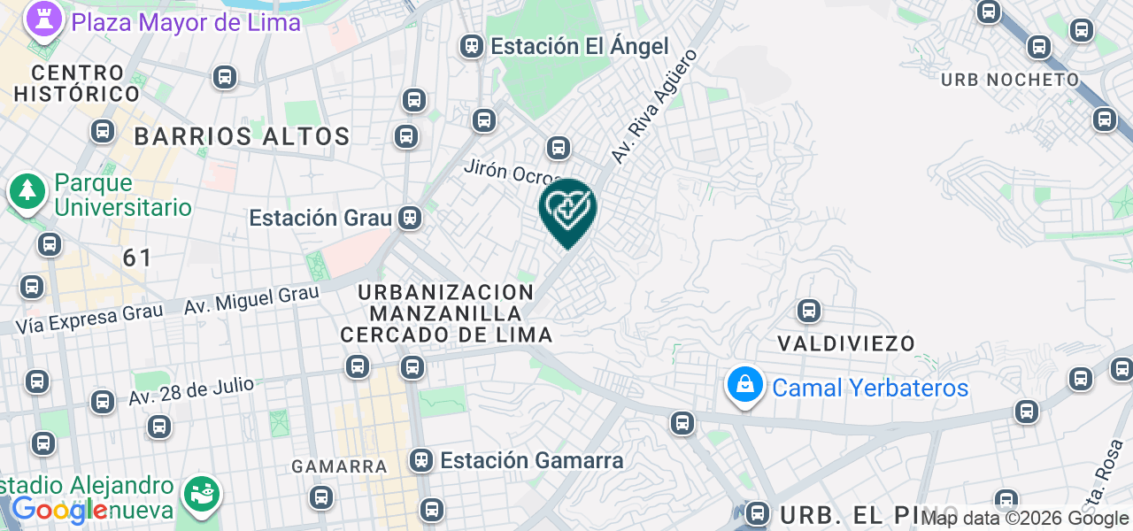 Mapa de Consultorio Medico Especializado Dr. Rojas