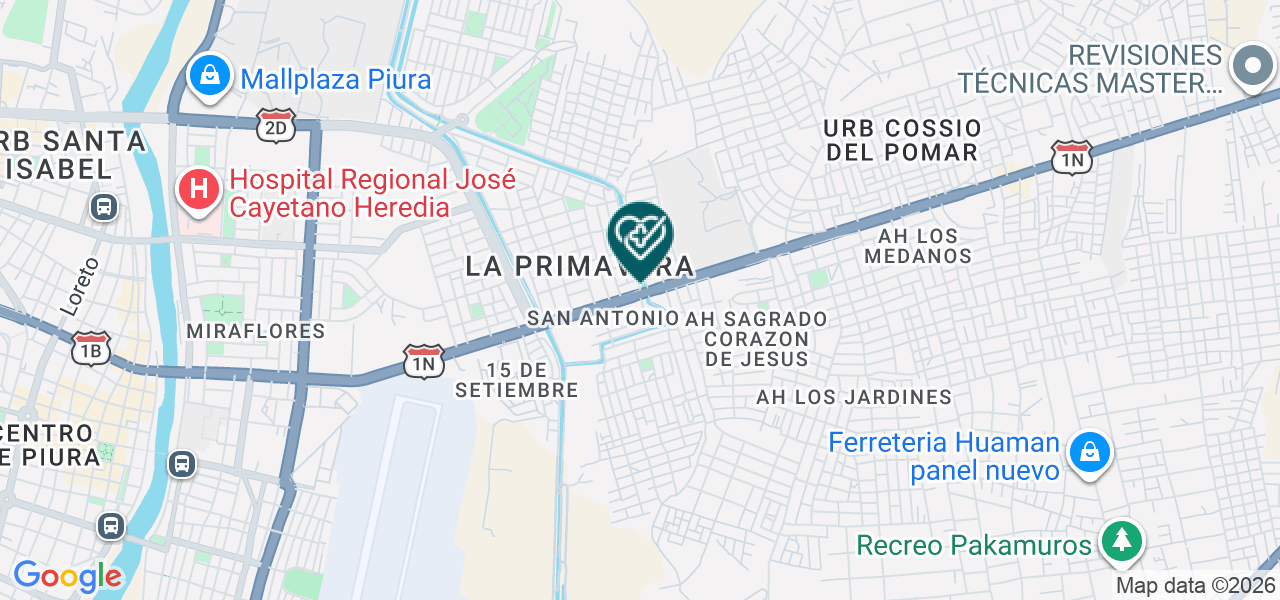 Mapa de Centro de Atencion Integral Pasito a Pasito
