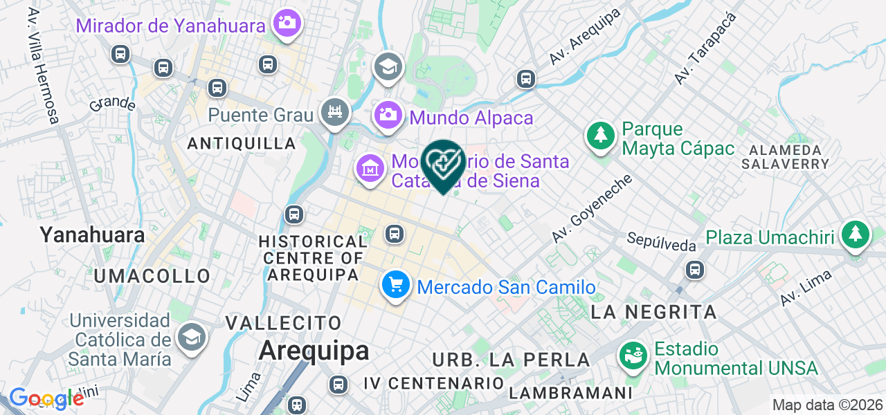 Mapa de Centro Optico Molina