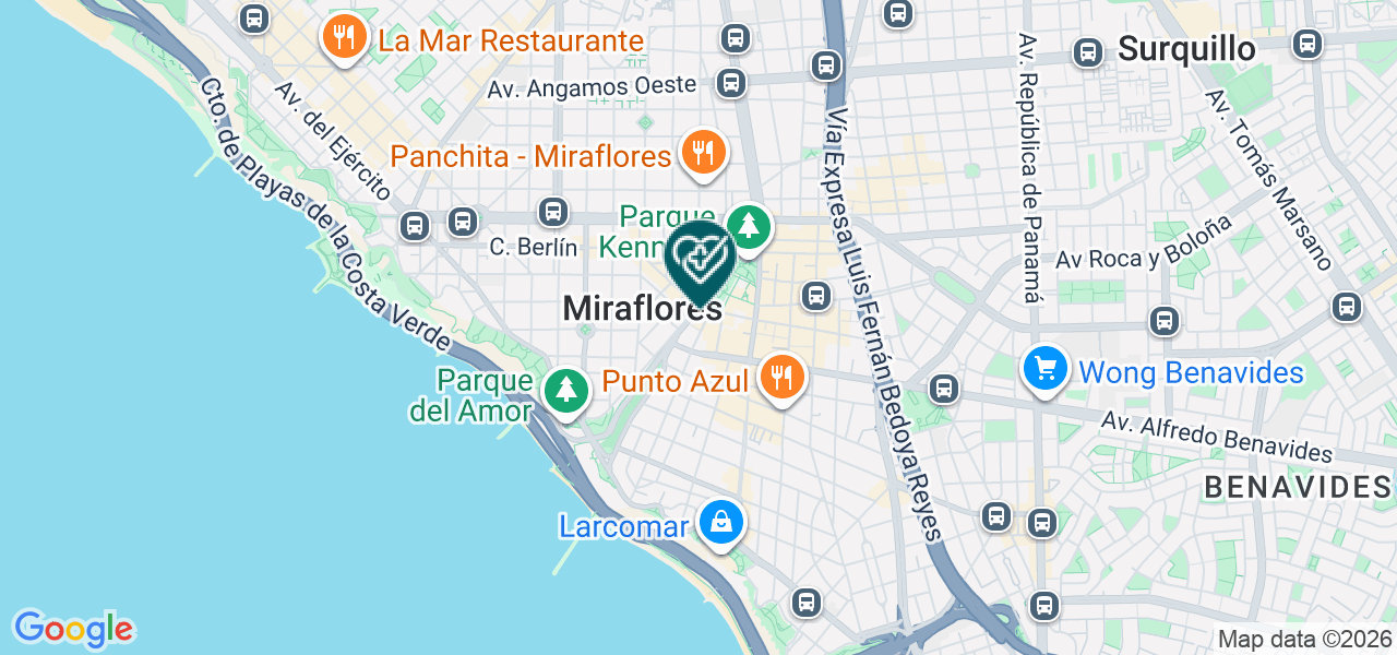 Mapa de Consultorio Odontologico Odonto Salud