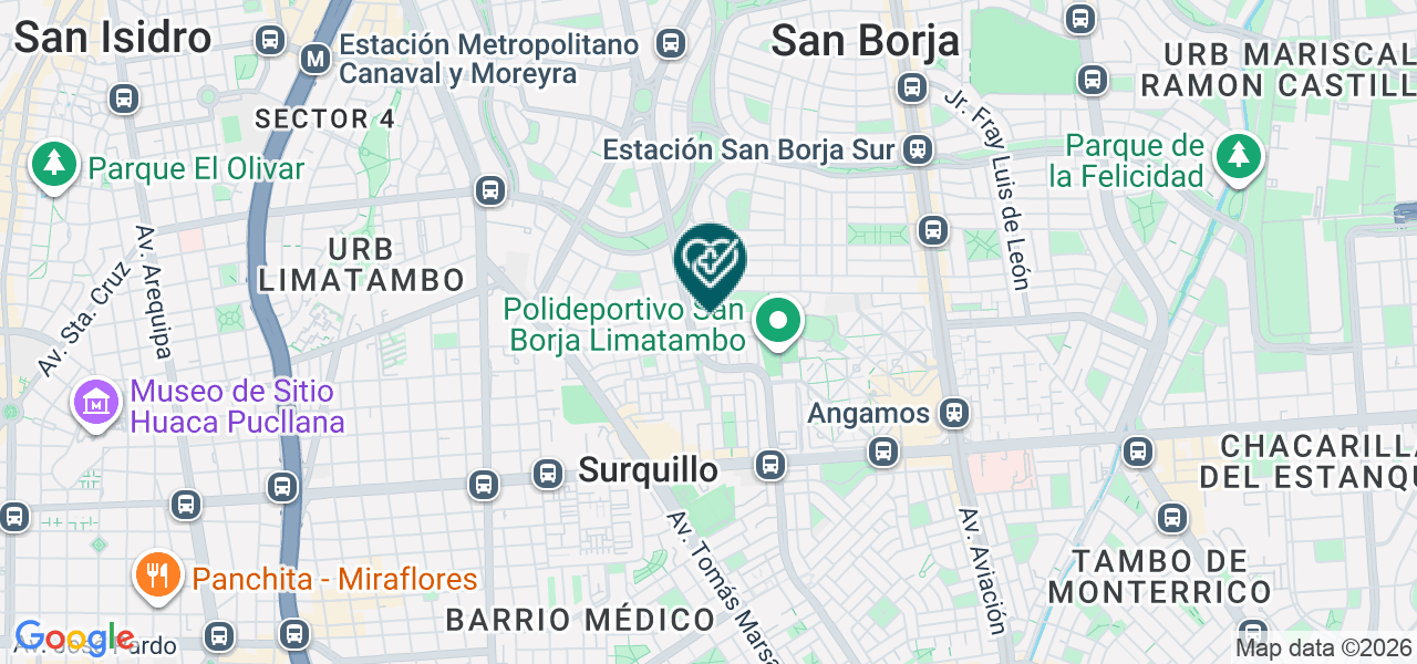 Mapa de Centro Medico Vesalio