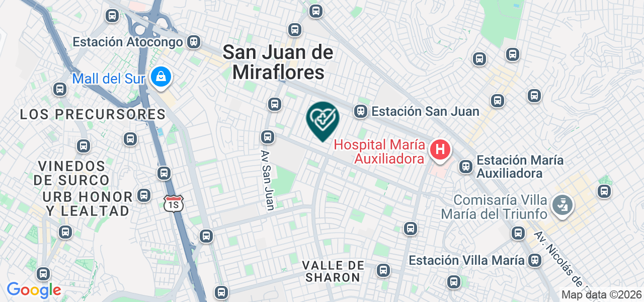 Mapa de Avanzar Therapy S.A.C.