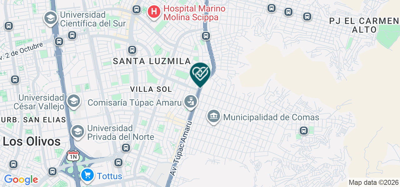 Mapa de Lider Dent