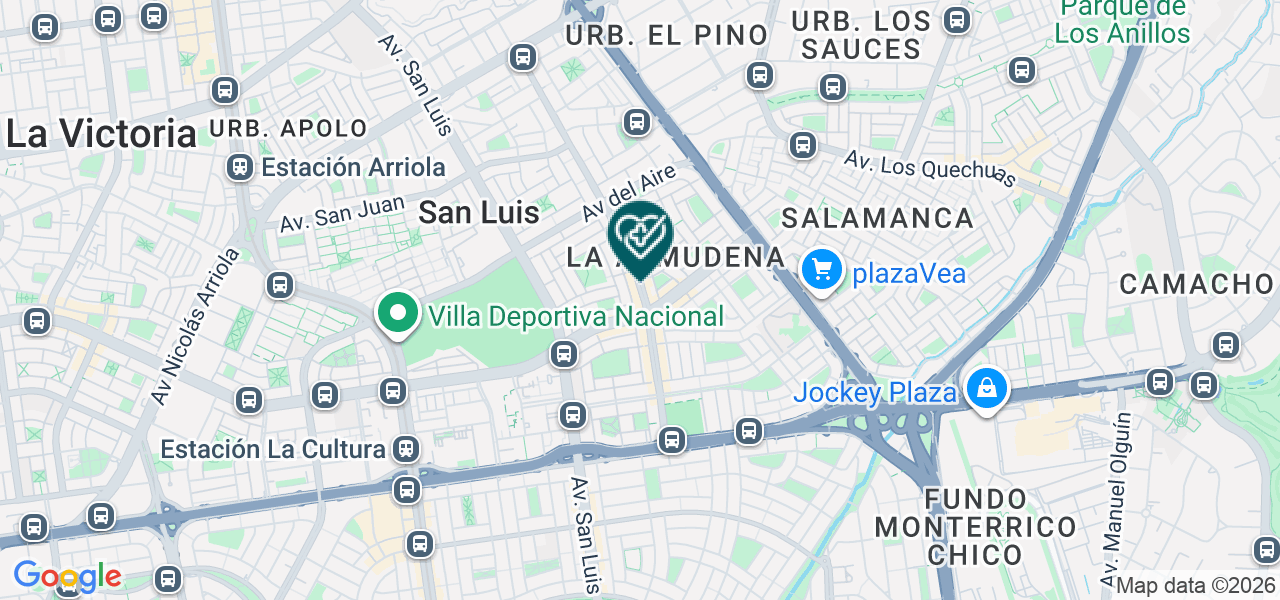 Mapa de Instituto Peruano de Hemodinamica y Cardiologia Intervencionista SAC - Iphci SAC