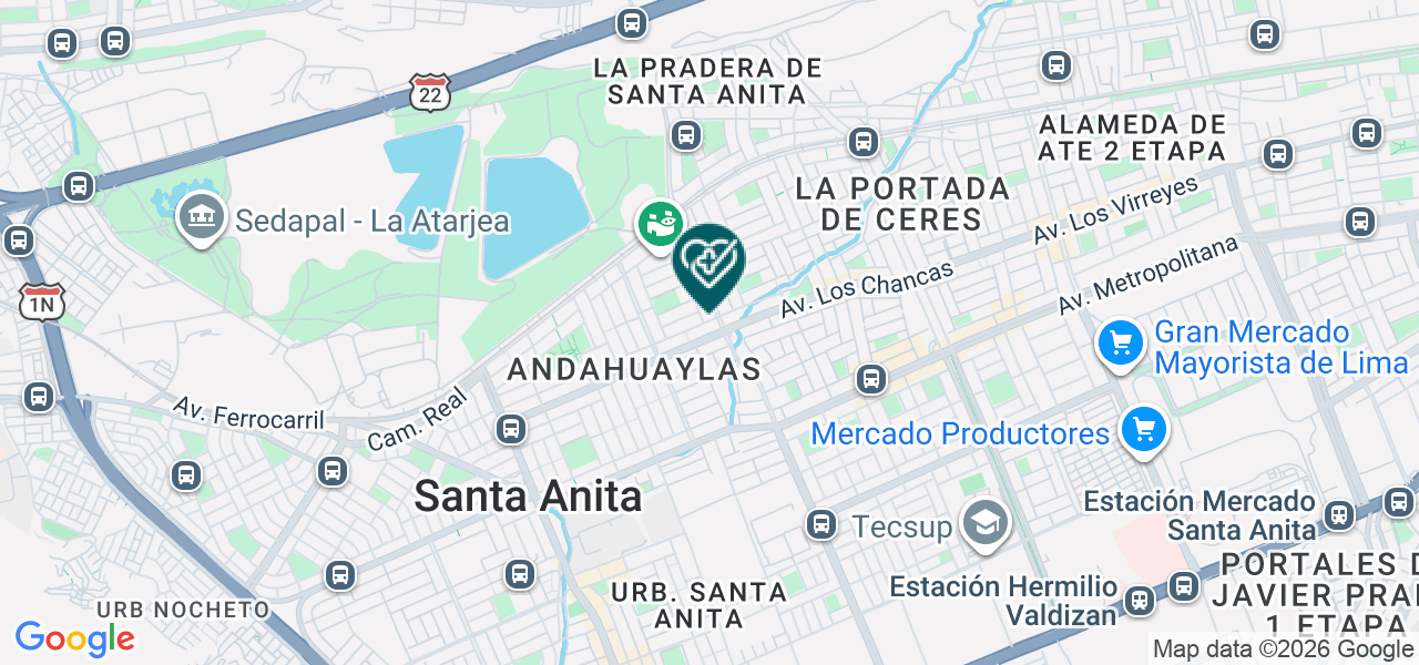 Mapa de Consultorio Odontologico Fresh Dent
