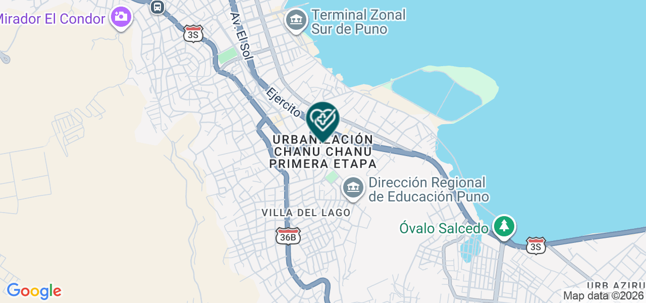 Mapa de Centro Medico Quirurgico y Medicina de Altura San Francisco de Borja S.R.L