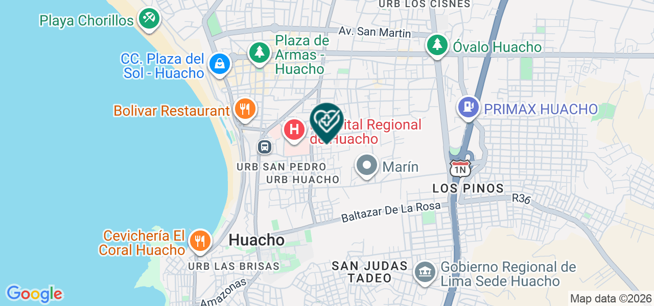 Mapa de Medimagen SAC