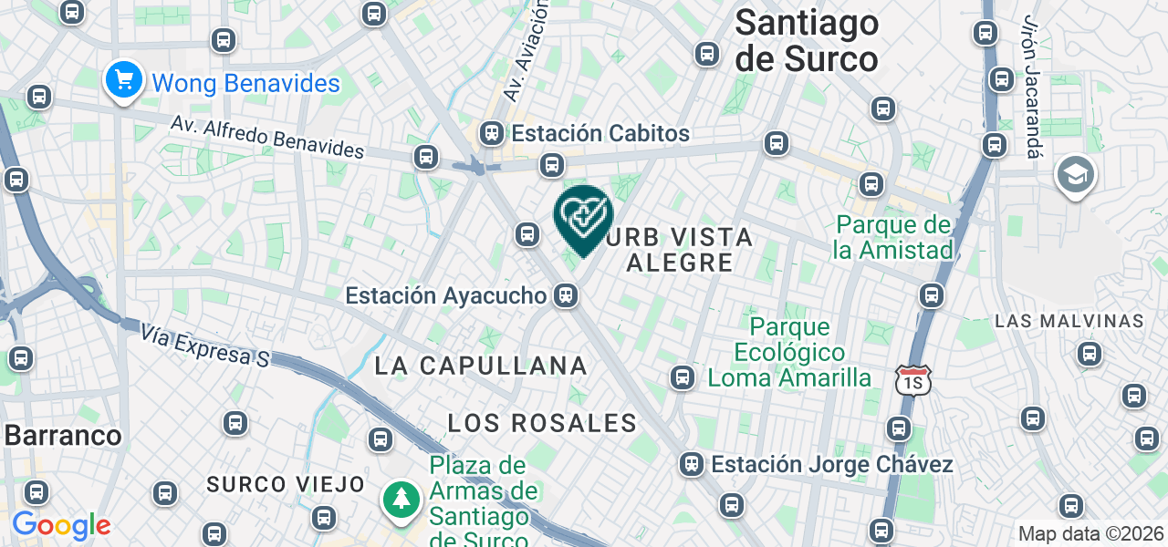 Mapa de Consultorio Dental Benites